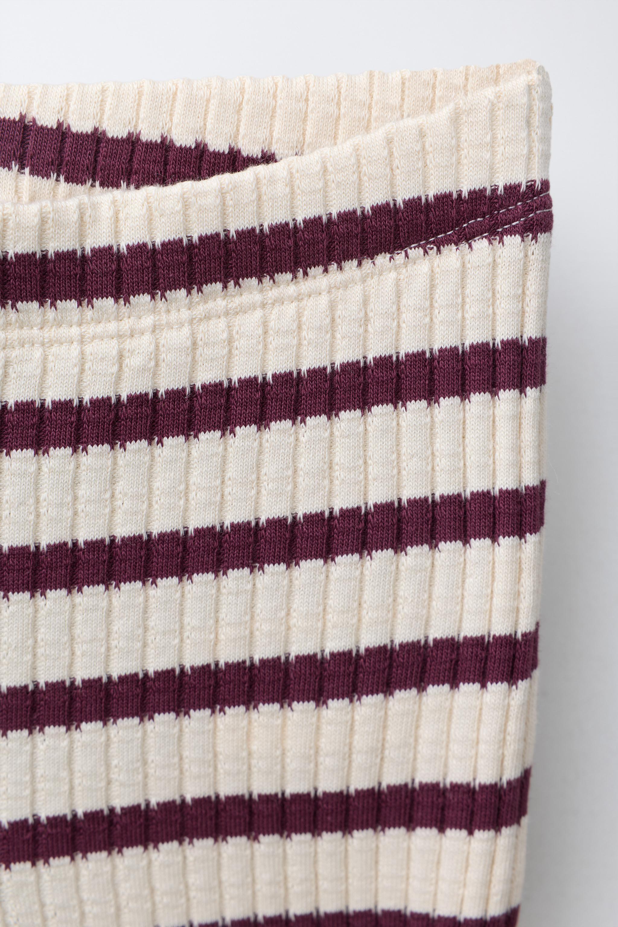 RIBBED FLARE LEGGINGS AND T-SHIRT SET